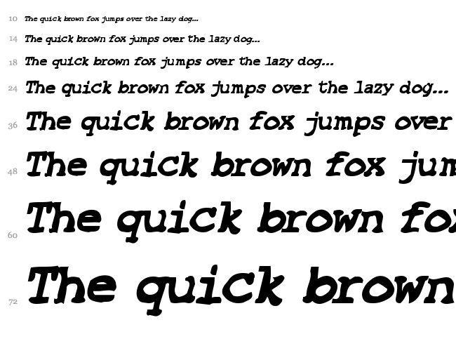 SF Espionage font waterfall
